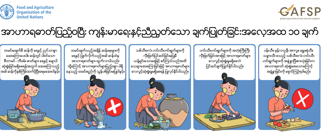 Document: Ten healthy cooking practice (Myanmar Language)